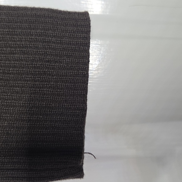 Essentials Charcoal/ Chocolate Ribbed Leggings Size M - Picture 11 of 12